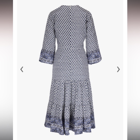 Veronica Beard Dinia Multicolor Geometric dress with slight cutout. - Picture 3 of 7